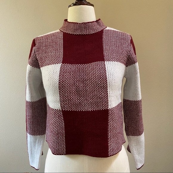 Shein plaid sweater Clearance